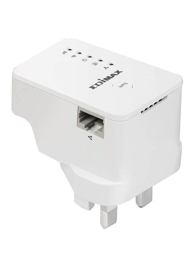 Edimax - Universal Wi-Fi Extender Extender Router 300 Mbps White - Image 1