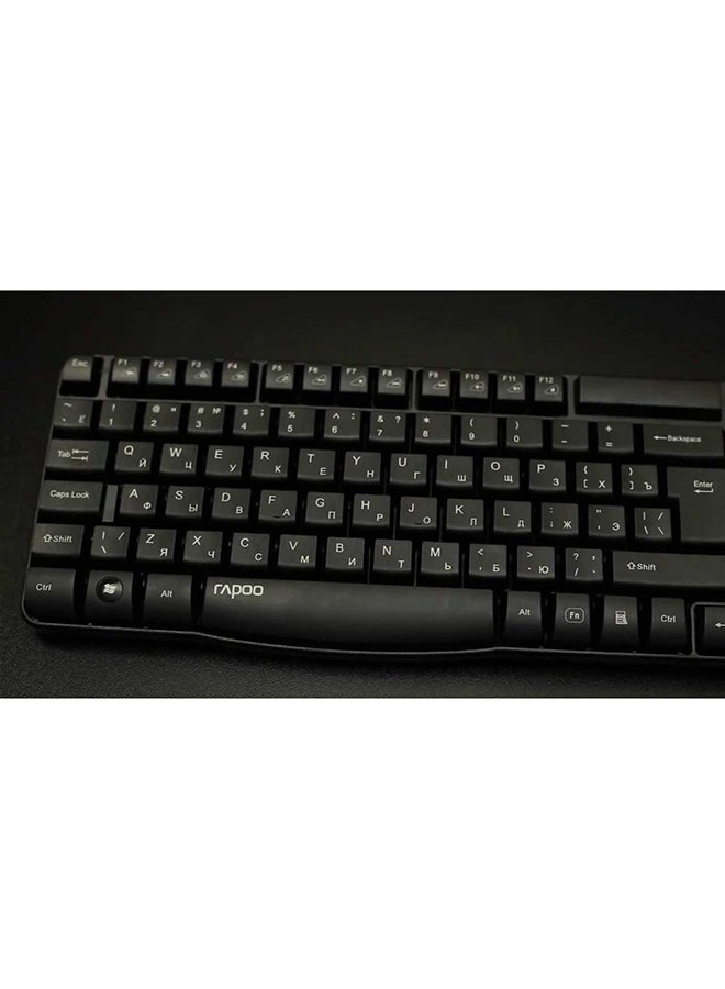 Rapoo E1050 Wireless Keyboard Black - Image 3