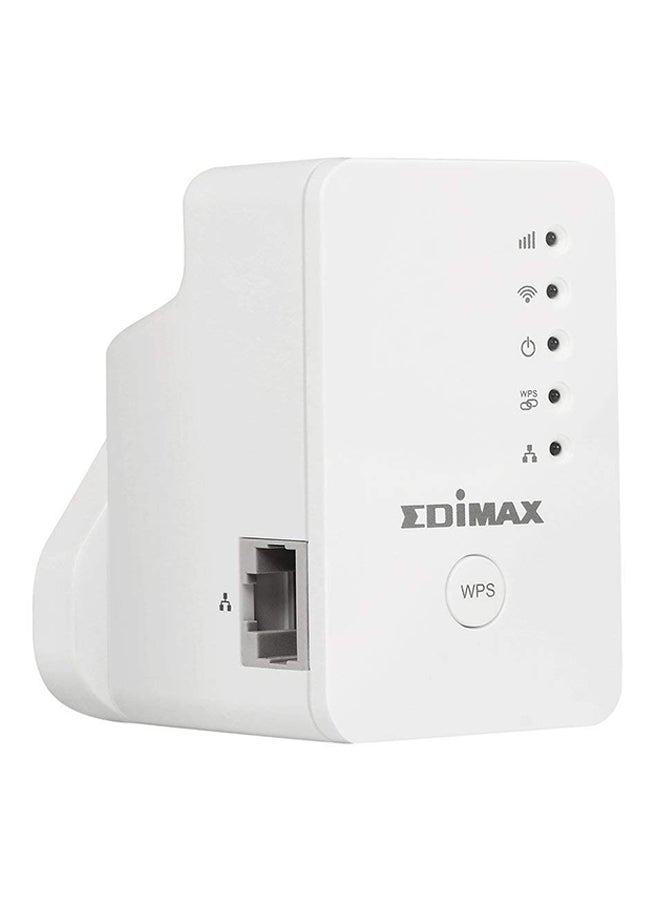Edimax - Universal Wi-Fi Extender Extender Router 300 Mbps White - Image 1
