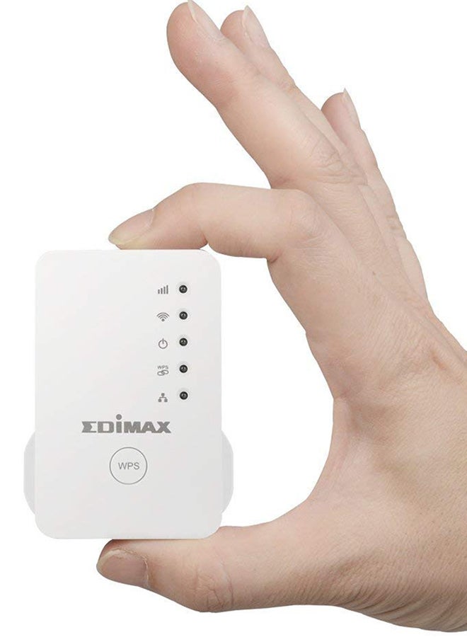 Edimax - Universal Wi-Fi Extender Extender Router 300 Mbps White - Image 1