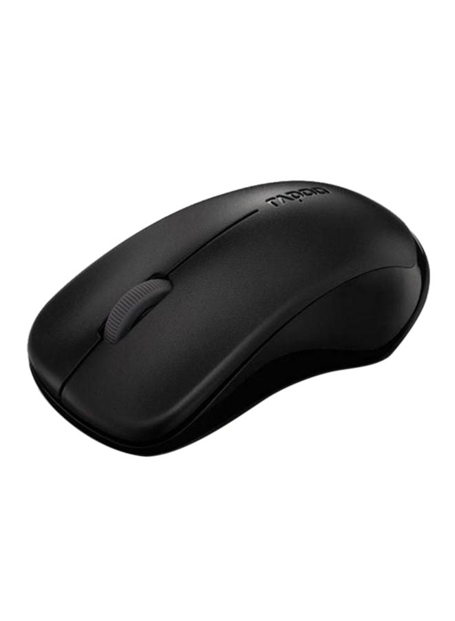 Rapoo 1620 Wireless Mouse Black - Image 1