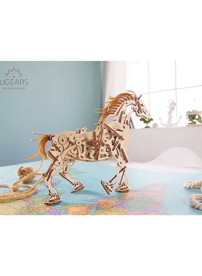 UGEARS Horse Mechanoid 410 Parts 3D Wooden Puzzle Mechanical Model 410 - Image 4