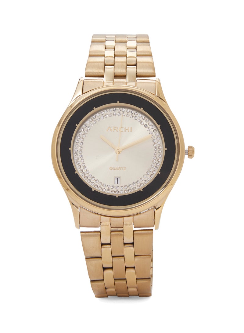 Archi Men's Stainless Steel Analog Watch A0649-M AG - Image 1