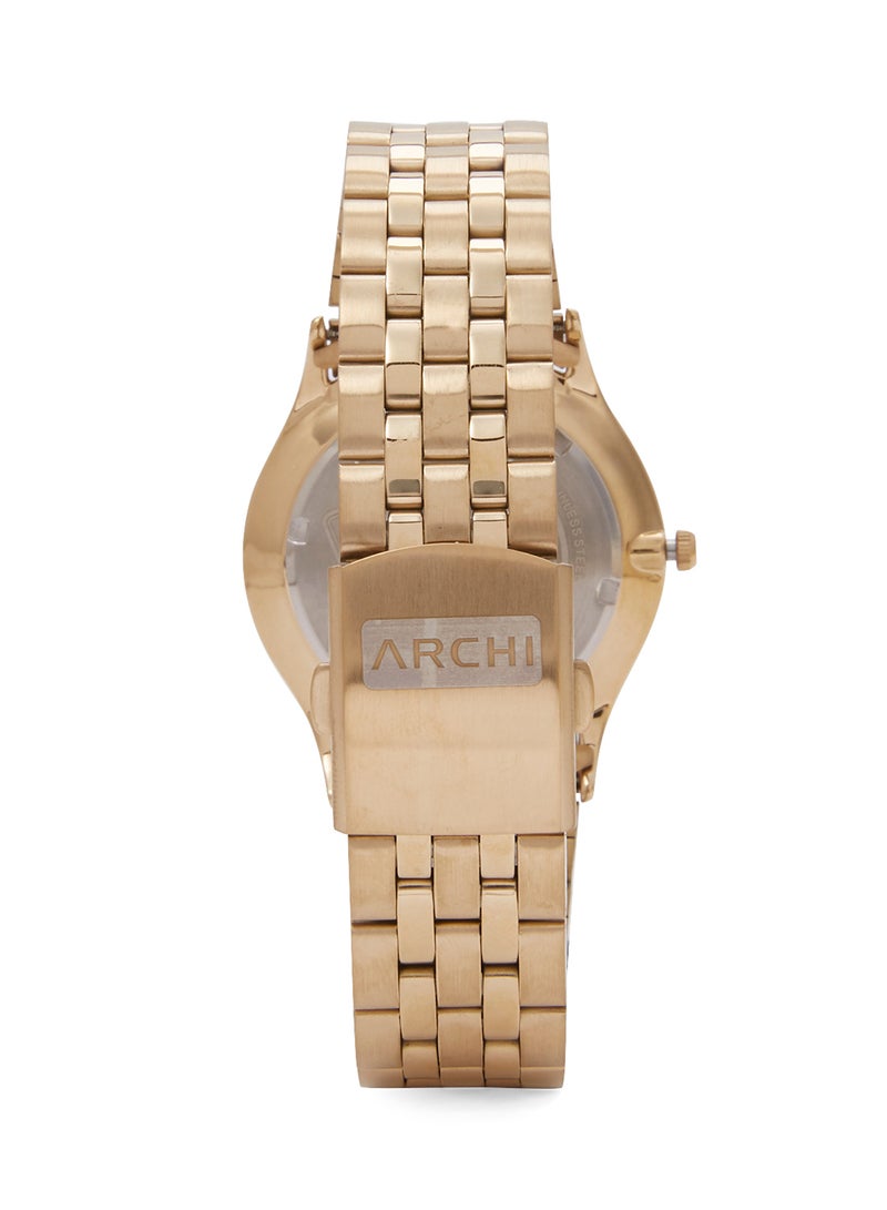 Archi Men's Stainless Steel Analog Watch A0649-M AG - Image 2