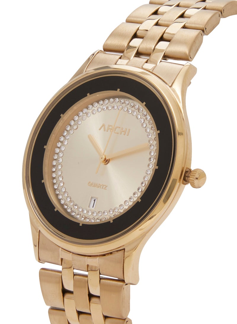 Archi Men's Stainless Steel Analog Watch A0649-M AG - Image 3