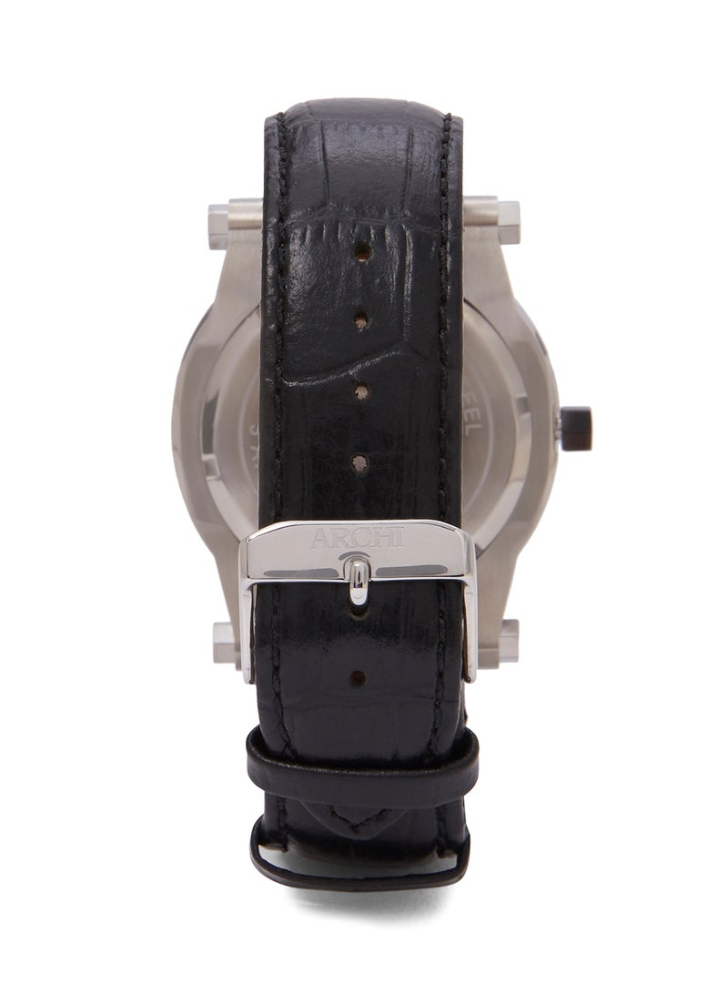 Archi Men's Round Shape Analog Watch A5930-M ST - Image 2