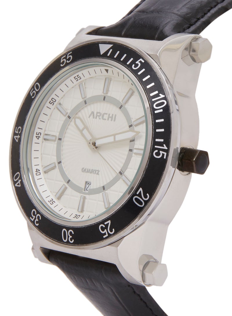 Archi Men's Round Shape Analog Watch A5930-M ST - Image 3