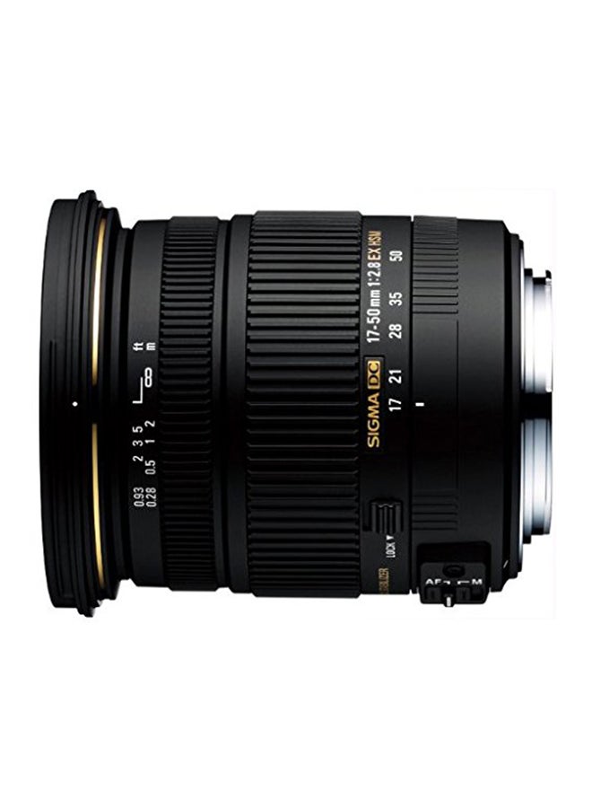 SIGMA - 17-50mm f/2.8 EX DC OS HSM Lens Black - Image 1