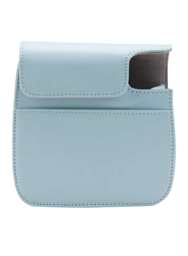 Generic Bag Case With Strap For Fuji Film Instax Mini 8 Blue  - Image 2
