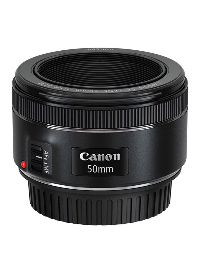 Canon 50mm F/1.8 STM Standard Lens For Camera Black  - Image 1