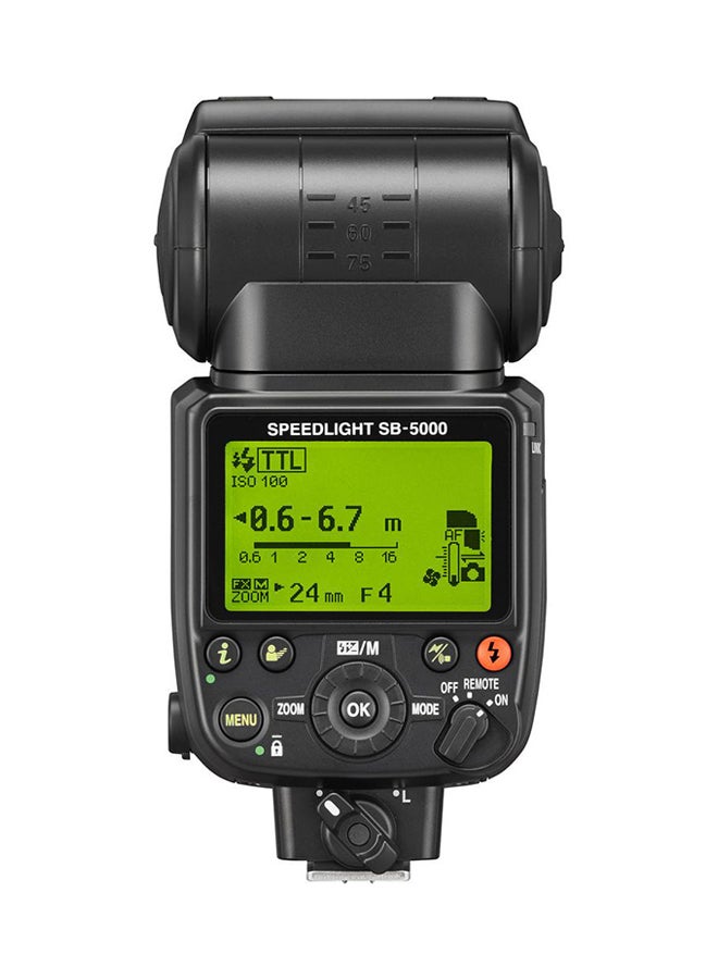 Nikon - External Speedlight Flash For Nikon Camera Black - Image 1