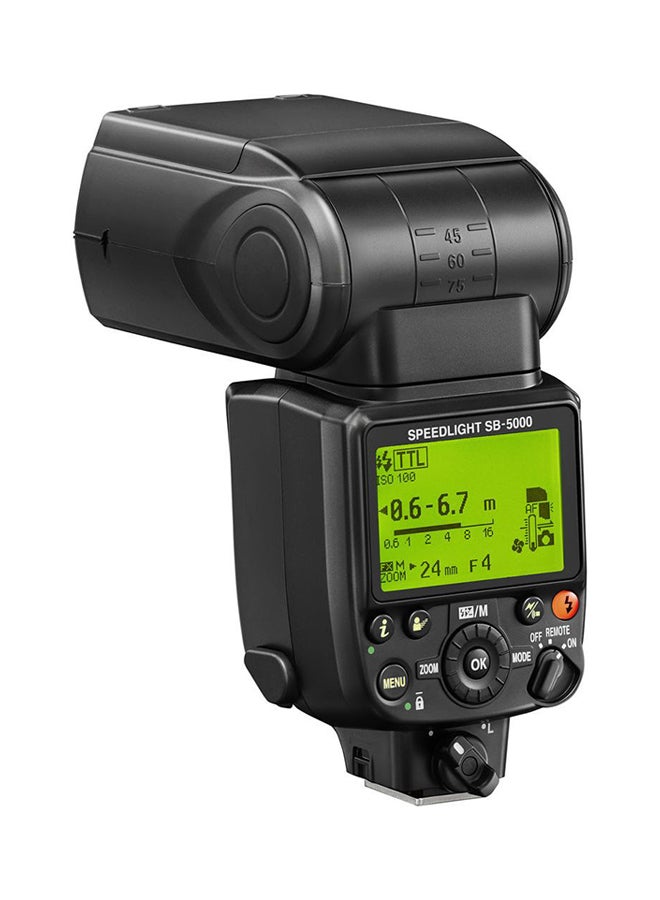 Nikon - External Speedlight Flash For Nikon Camera Black - Image 1
