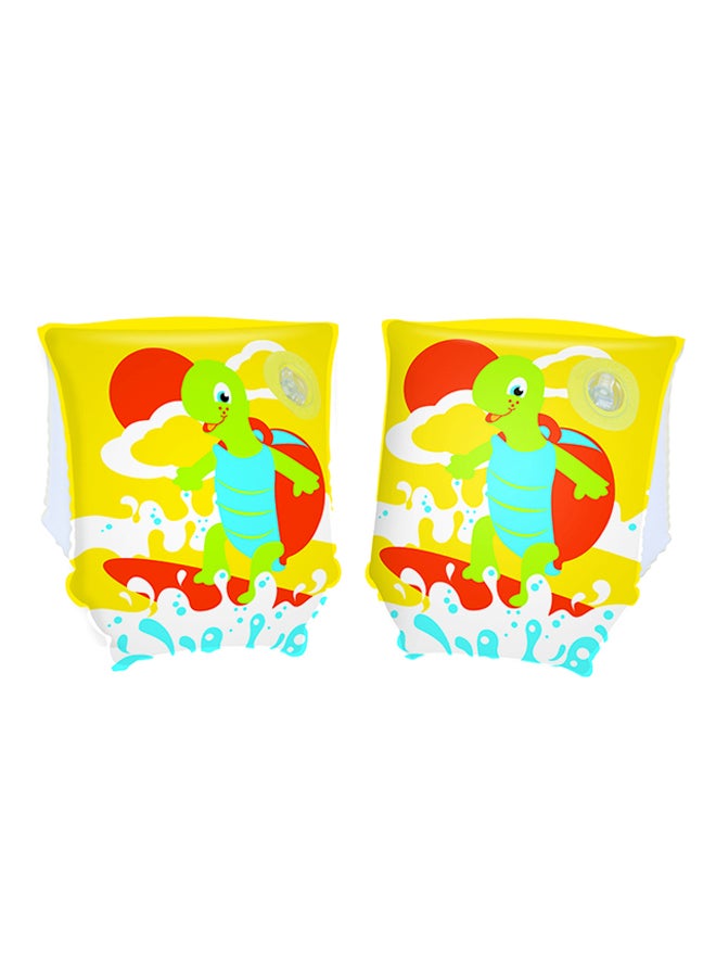 بست واي أطواق أذرع للسباحة بطبعة سلحفاة مقاس 23x15 سم - طراز ‏‎26-32043 23x15سم - Image 3