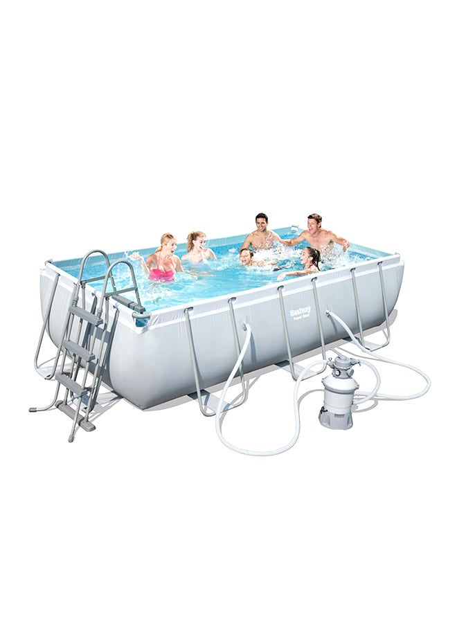 Bestway Power Steel Rectangular Pool Set 404x201x100cm 404x201x100cm  - Image 4