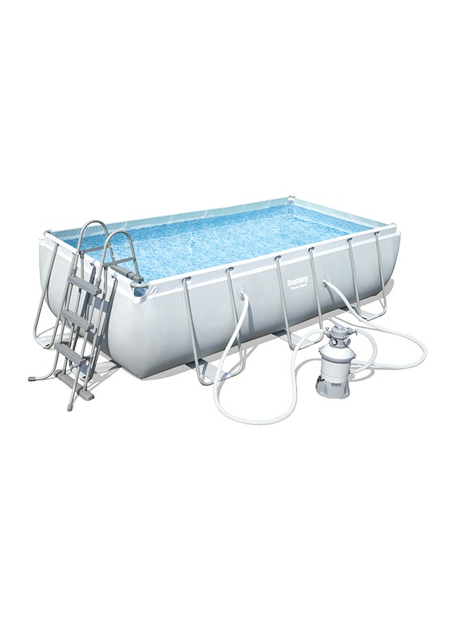 Bestway Power Steel Rectangular Pool Set 404x201x100cm 404x201x100cm  - Image 1