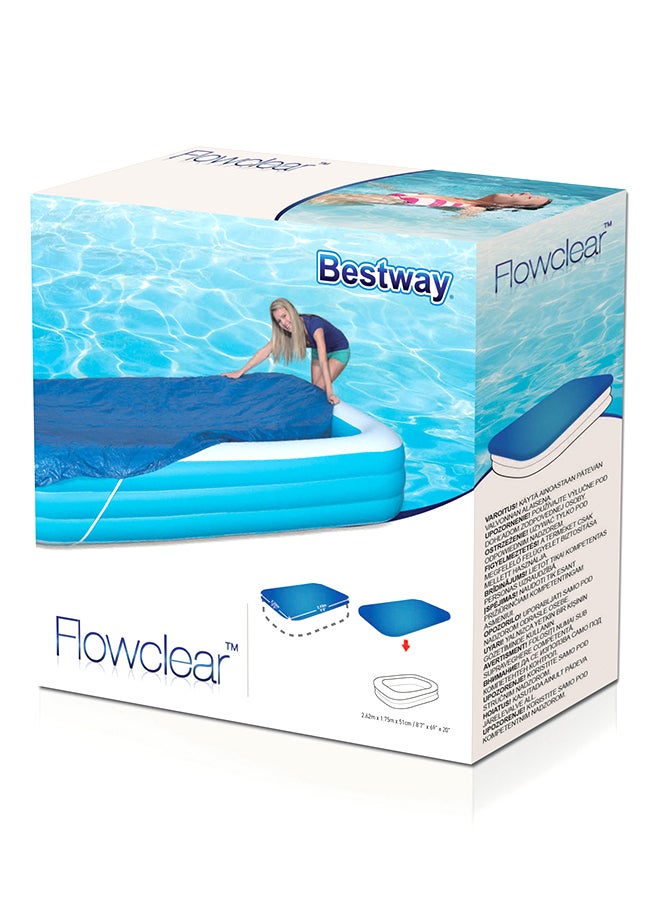 Bestway Pool Cover 262x175x51cm - Image 2
