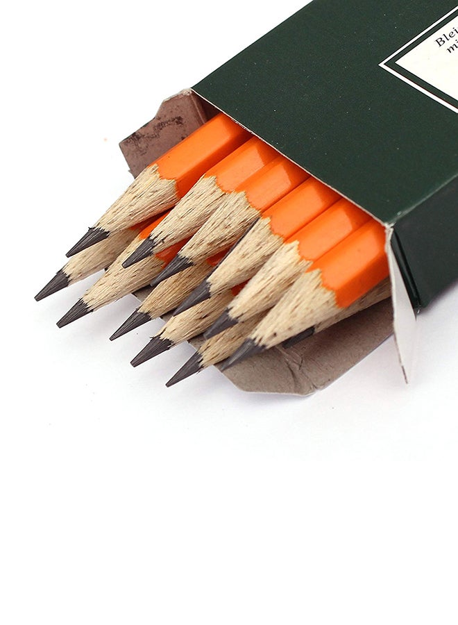 FABER-CASTELL - 12-Piece Bonanza Pencil Orange - Image 1