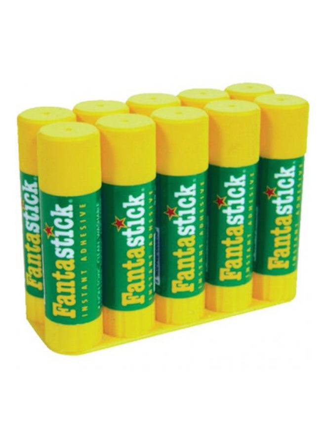 Fantastick - 10-Piece Glue Stick Yellow/Green - Image 1