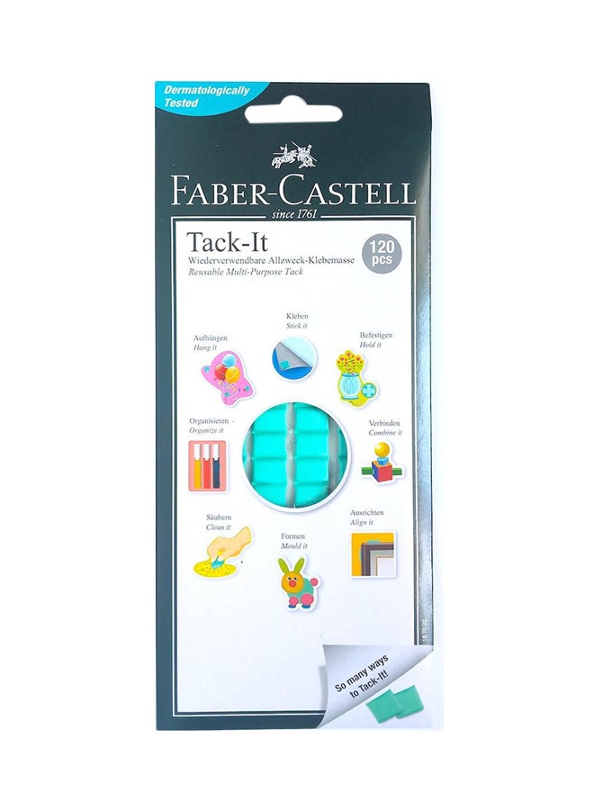 Set Of 120 Tack It Adhesive Tacks Blue