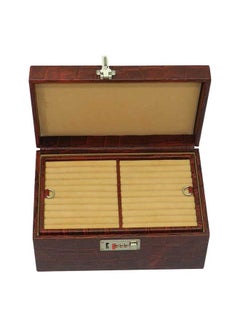 unisex Leather Watch Box With Ring Holder
