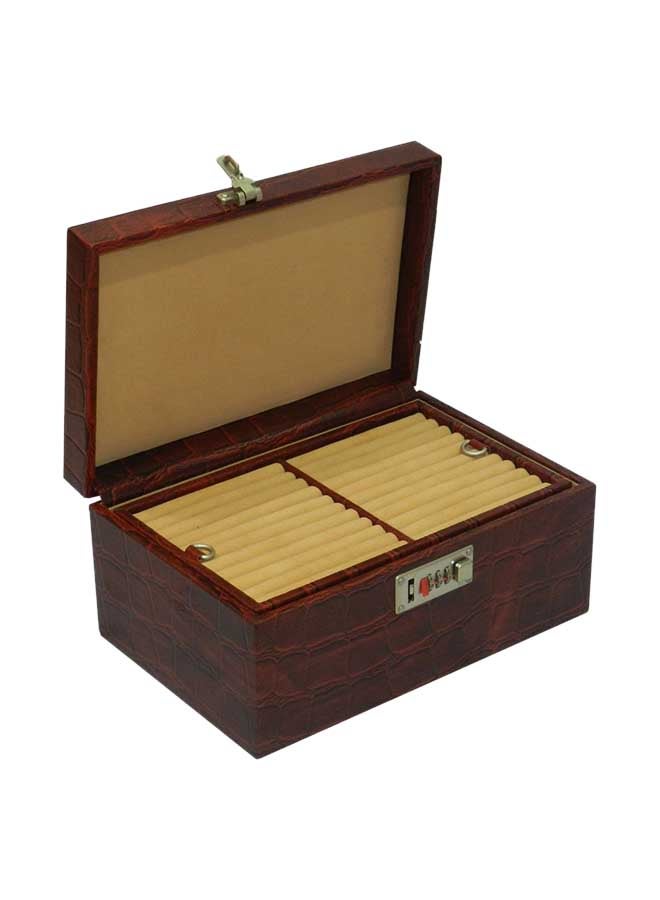 LAVERI LEATHER - unisex Leather Watch Box With Ring Holder - Image 1