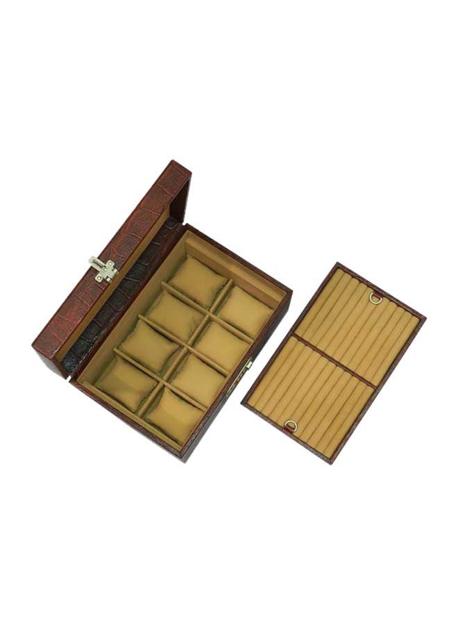 LAVERI LEATHER - unisex Leather Watch Box With Ring Holder - Image 1