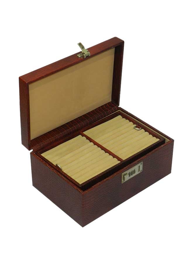 LAVERI LEATHER unisex Leather Watch Box With Ring Holder - Image 1