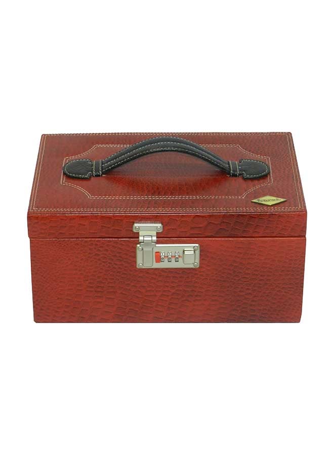 LAVERI LEATHER - unisex Watch Box With Pen And Ring Holder - Image 1