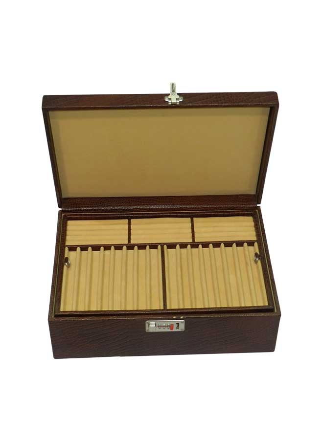 ليفراي صندوق للساعات مزود بحامل للأقلام والخواتم unisex - Image 1