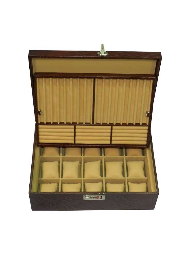 ليفراي صندوق للساعات مزود بحامل للأقلام والخواتم unisex - Image 3