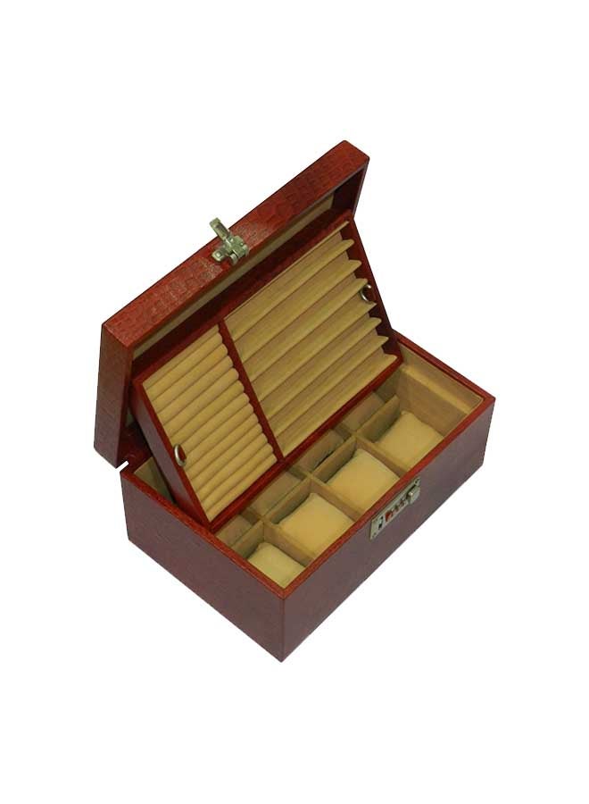 LAVERI LEATHER - unisex Watch Box With Pen And Ring Holder - Image 1