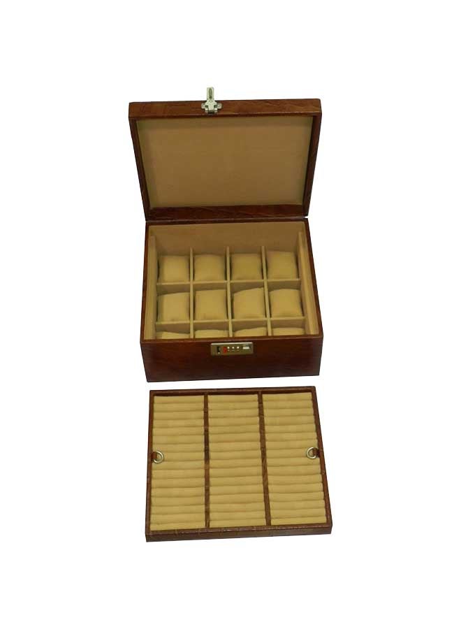 ليفراي علبة من الجلد لحفظ ساعات اليد مع حامل حلقي unisex - Image 2