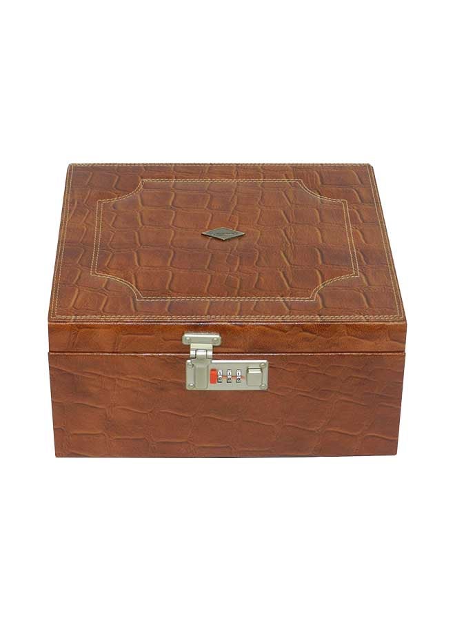 ليفراي علبة من الجلد لحفظ ساعات اليد مع حامل حلقي unisex - Image 4