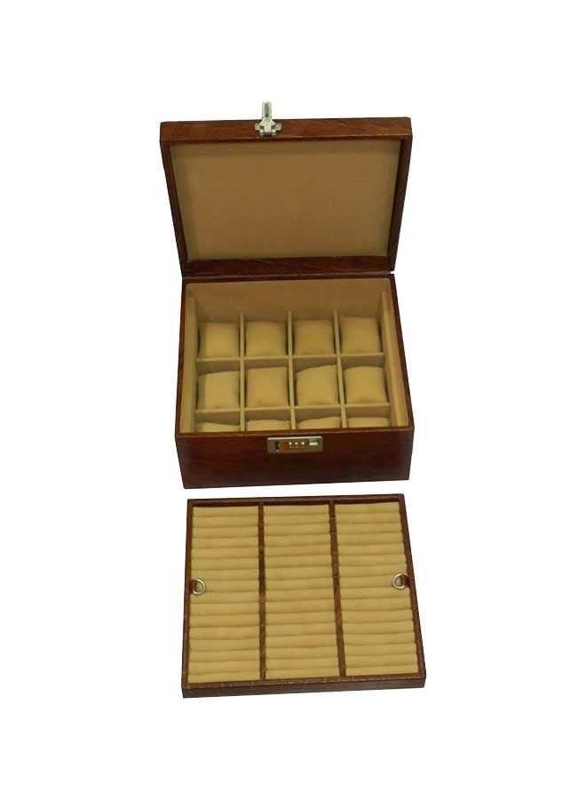 LAVERI LEATHER unisex Watch Organizer With Ring Holder - Image 2