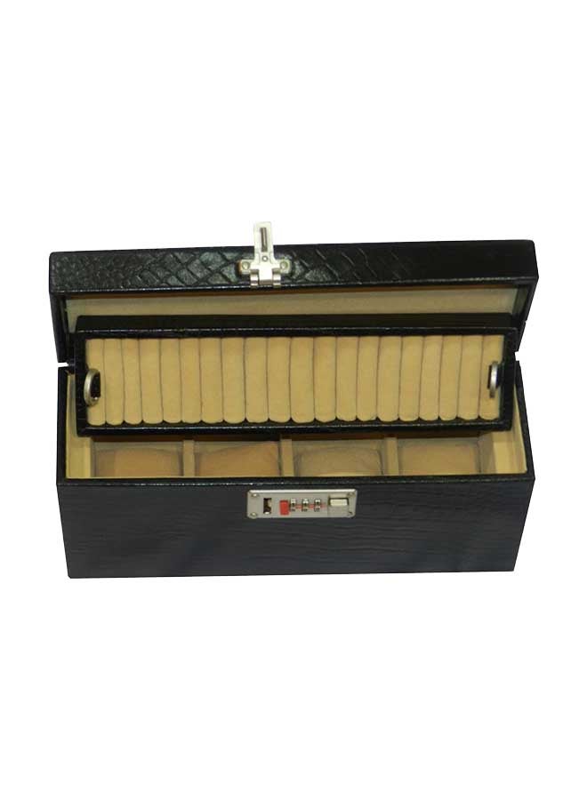 LAVERI LEATHER unisex Watch Organizer Box With Ring Holder - Image 3
