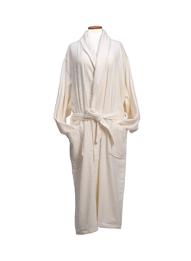 Generic - Bath Robe White Medium - Image 1