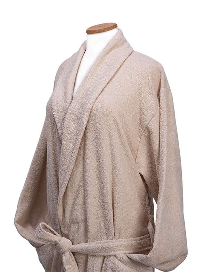 Generic Bath Robe Beige Small  - Image 2
