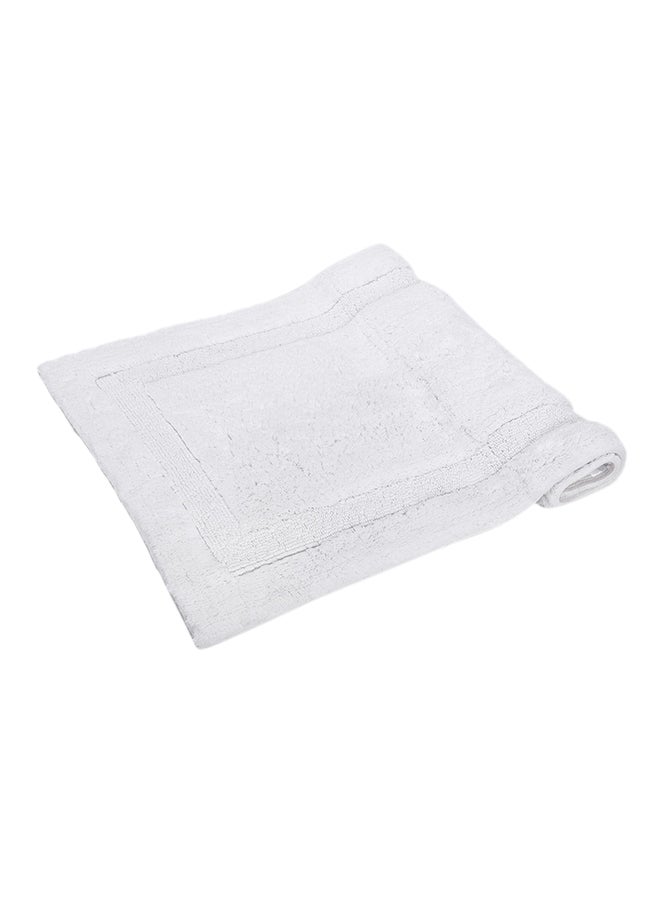 Fabric Bath Mat White 61x102cm - Image 1