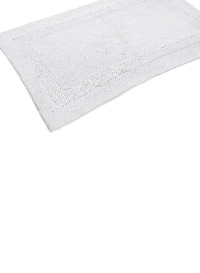 Fabric Bath Mat White 61x102cm - Image 2