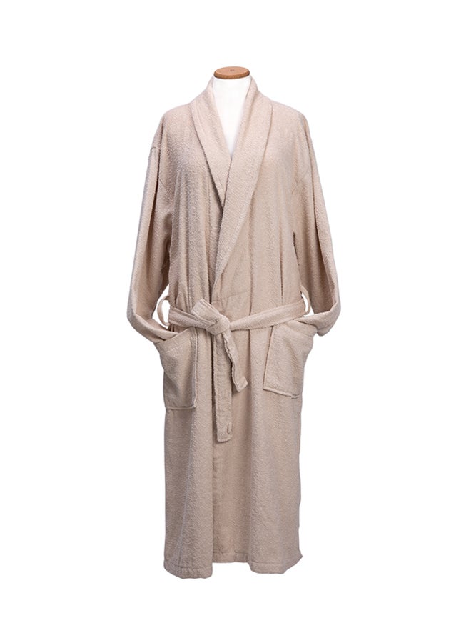 Generic Bath Robe Beige L  - Image 1