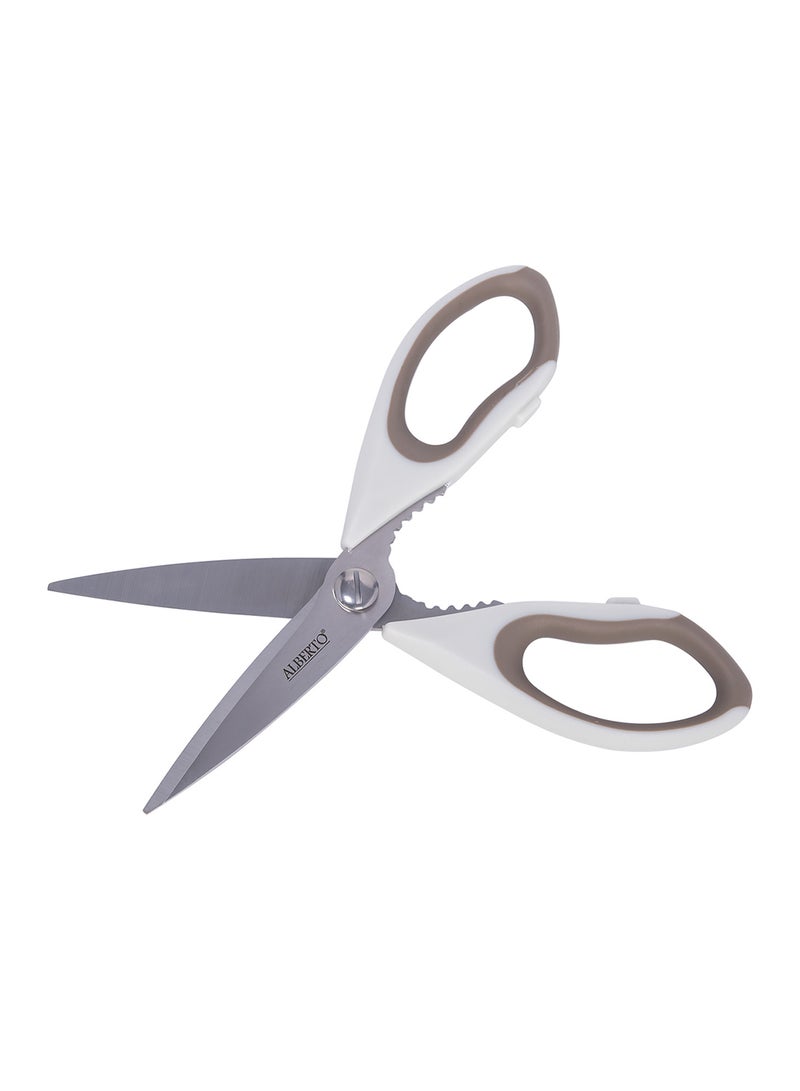 Scissors With Nut Cracker Light Brown 8inch