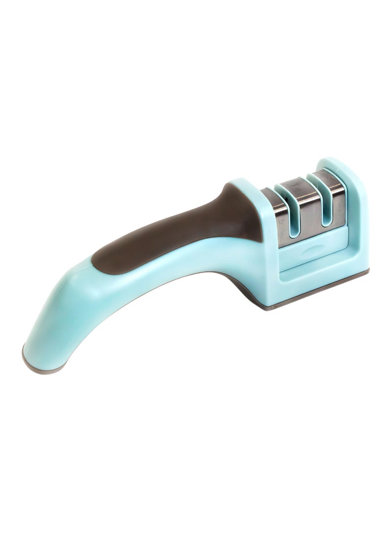 ALBERTO Knife Sharpener With 2 Blades Grey/Blue - Image 1