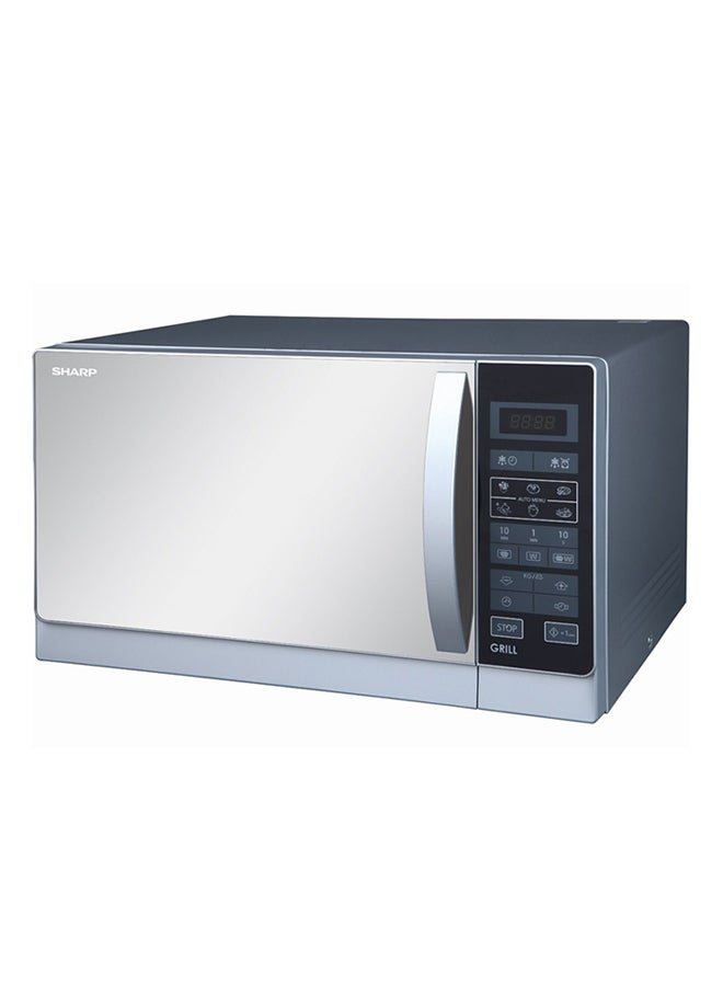 شارب شواية ميكروويف، 8 قوائم - 25 L 900 W R-750MR(S) فضي/أبيض  - Image 2