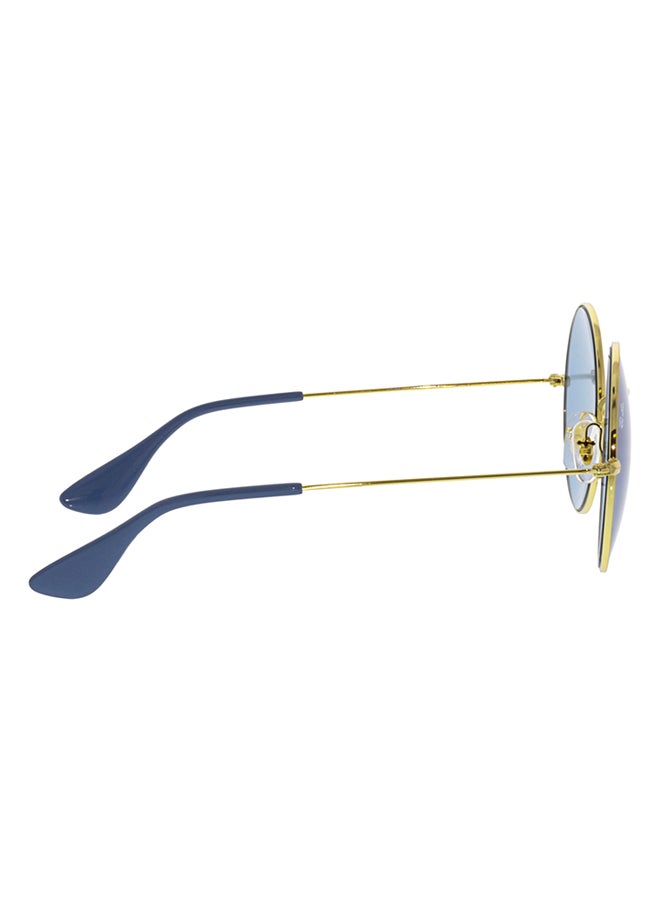 Ray-Ban Women's Full Rim Round Sunglasses - RB3592-001/F7-55 - Lens Size: 55 mm - Gold - Image 2