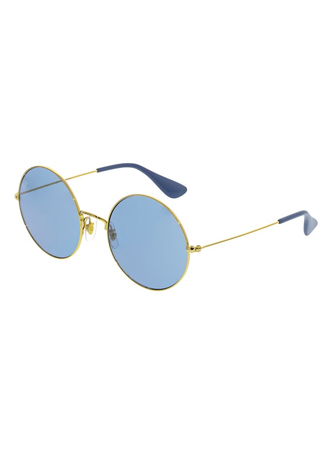 Ray-Ban Women's Full Rim Round Sunglasses - RB3592-001/F7-55 - Lens Size: 55 mm - Gold - Image 1