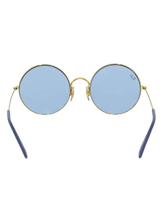 Ray-Ban Women's Full Rim Round Sunglasses - RB3592-001/F7-55 - Lens Size: 55 mm - Gold - Image 3