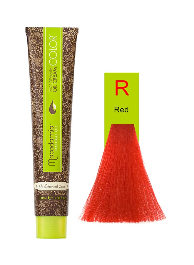 مكاديميا كريم تلوين الشعر بخلاصة الزيوت الطبيعية أحمر مختلط 100ملليلتر - Image 1