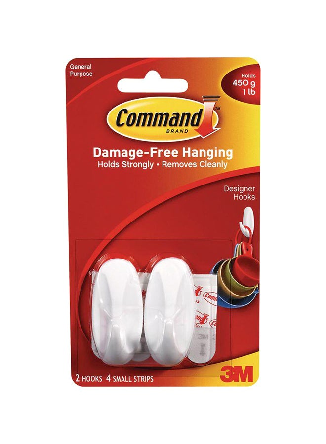 Command Designer Hooks White S - Image 3