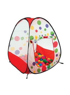 Play Tent With 50 Balls Lightweight Compact Authentic Premium Quality For Kids 46.6x46.4x7.4cm