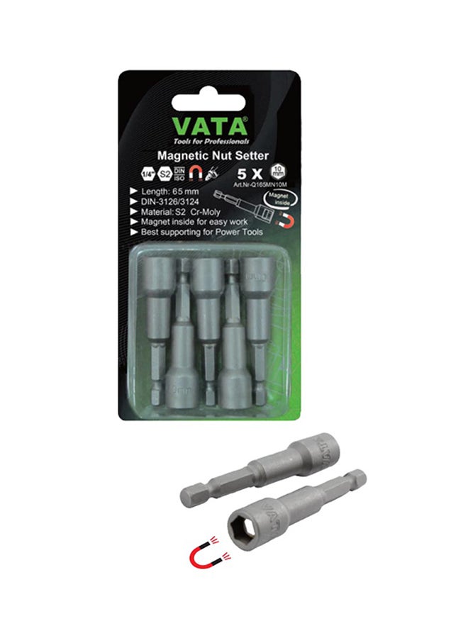 VATA 5-Piece Ind'L Magnetic Nutsetter Set